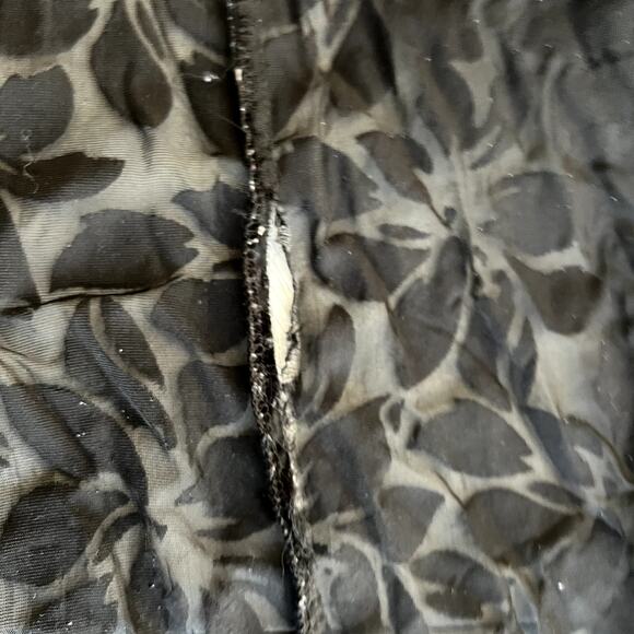 Victoria's Secret Luxury Artisan Robes Women Sz XS / Small Black Velvet Sheer - Picture 12 of 13